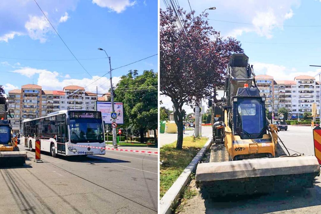 Târgovişte: Încep lucrările la Bulevardul Mircea cel Bătrân (august 2022)