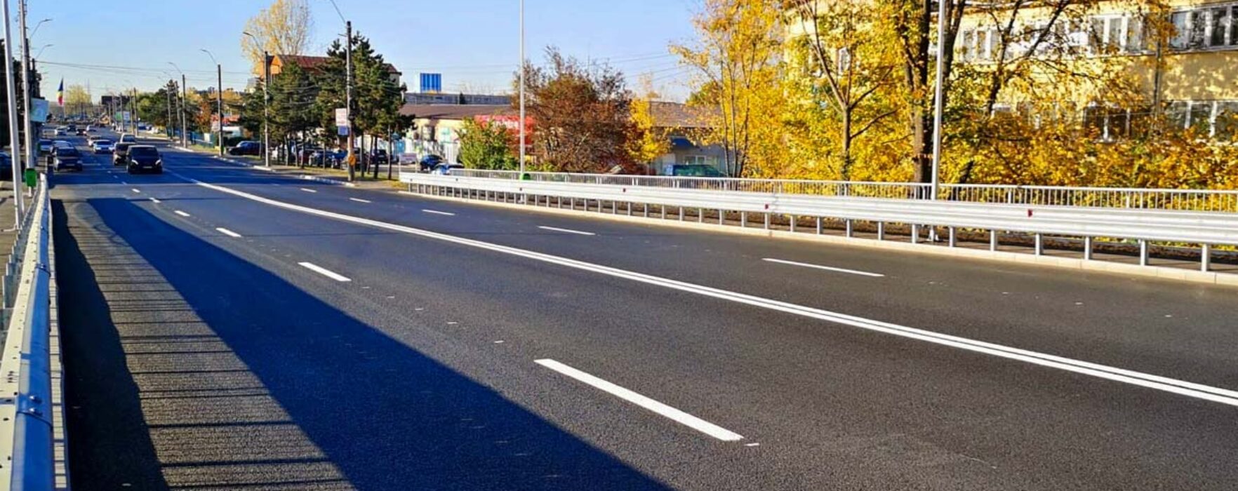 Târgovişte: Pasajul de la podul de la combinat, redat circulaţiei, după lucrări de modernizare