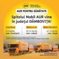 Spitalul mobil AUR va fi în Dâmboviţa în perioada 8-13 aprilie