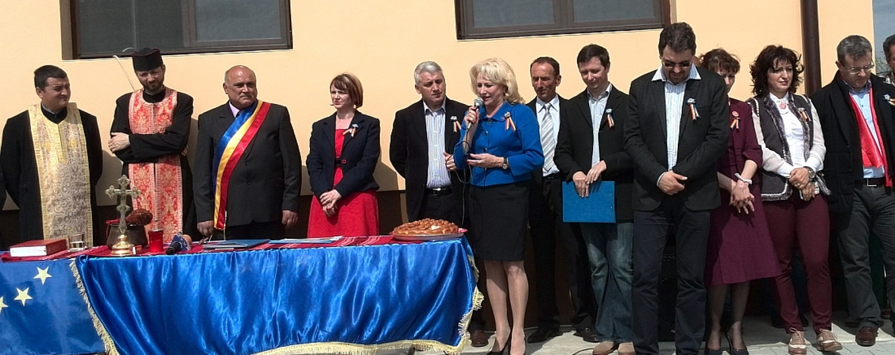Viorica Dăncilă (PSD), candidat la europarlamentare, a participat la inaugurarea unui after school, la Raciu