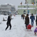 Imagini de iarnă din Târgovişte (foto)